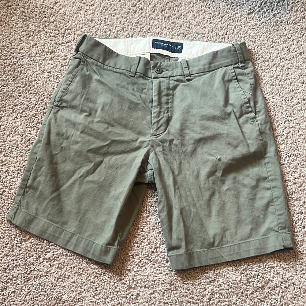 Men’s Abercrombie & Fitch Green Shorts